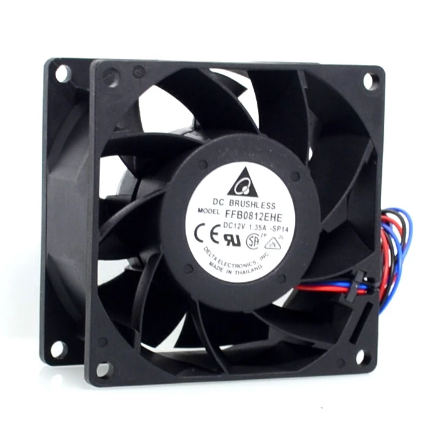 Original DELTA FFB0812EHE Cooling Fan 12V 1.35A 10.8W 3wires FFB0812EHE Fans